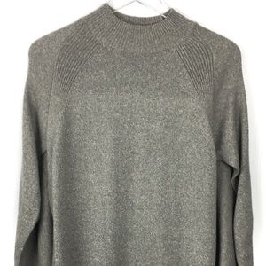 Chico’s Sparkle Holiday Knit Cape Sweater SZ  1